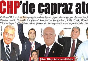 CHP Antalya'da Parti Meclisi savaşları